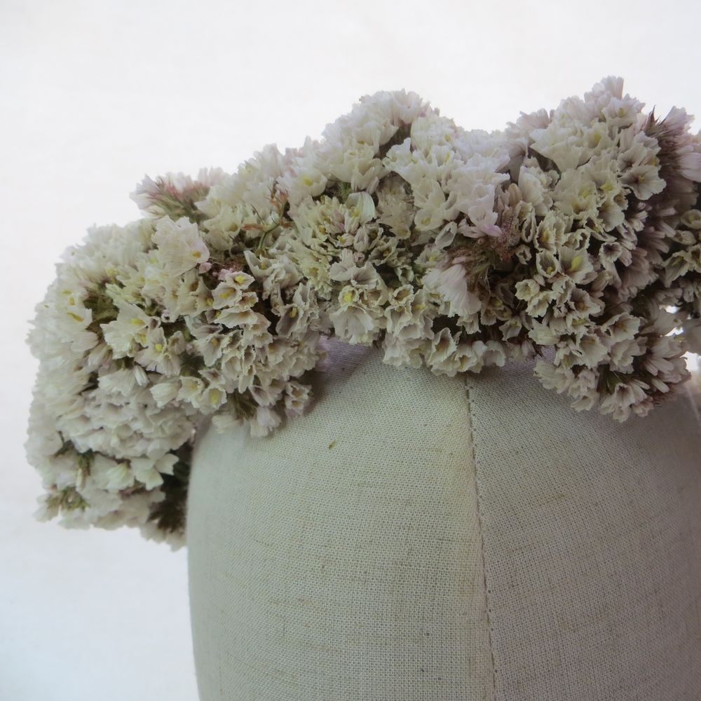 Haar krans bloemen wit of lavendel