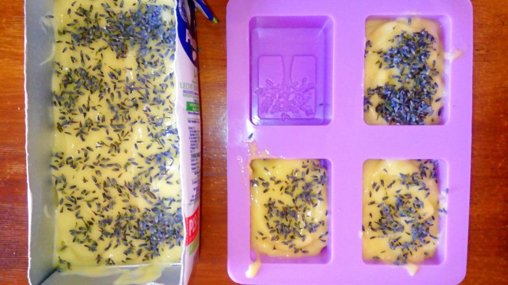 making your own lavender soap