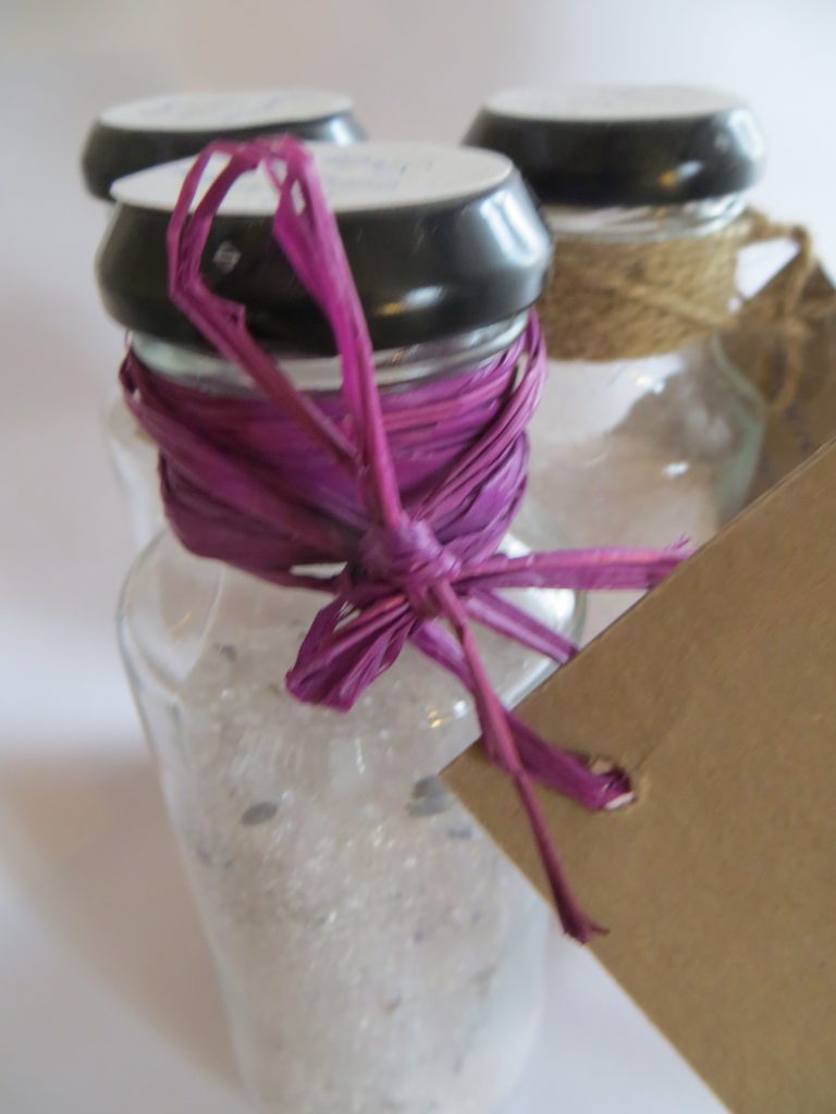 Essential.blue lavender bath salt DIY skin care