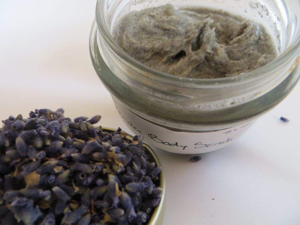 Essential.blue DIY lavender body scrub