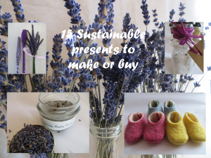 sustainable presents to make or buy