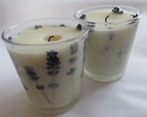 lavender candles DIY