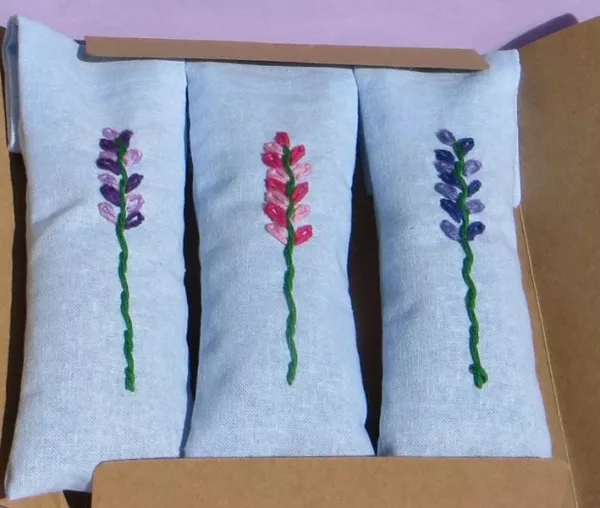 blue lavender bags