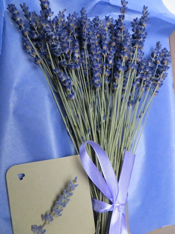 letterbox dried bouquet Essential.blue