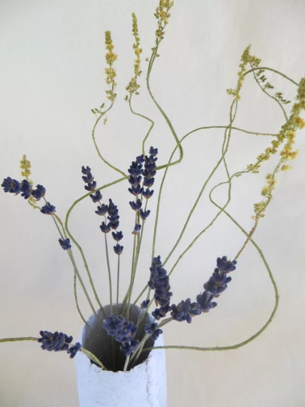 Vase with wild flowers